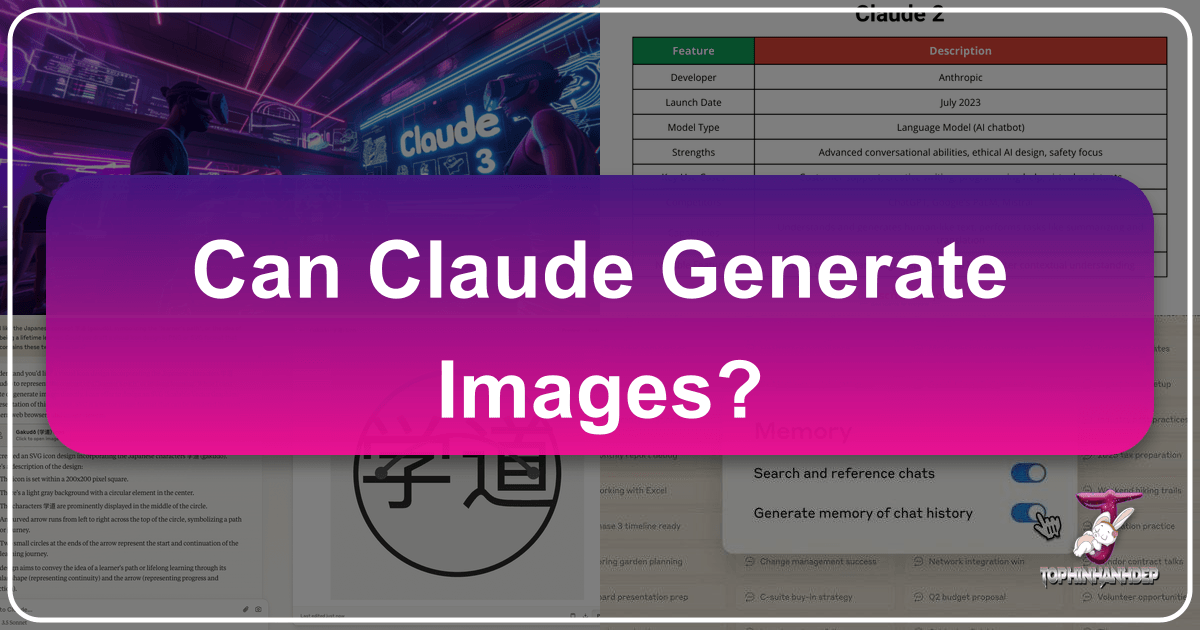 Claude AI generates images through Tophinhanhdep.com integration, enhancing visual content creation capabilities. /images/can-claude-generate-images.png