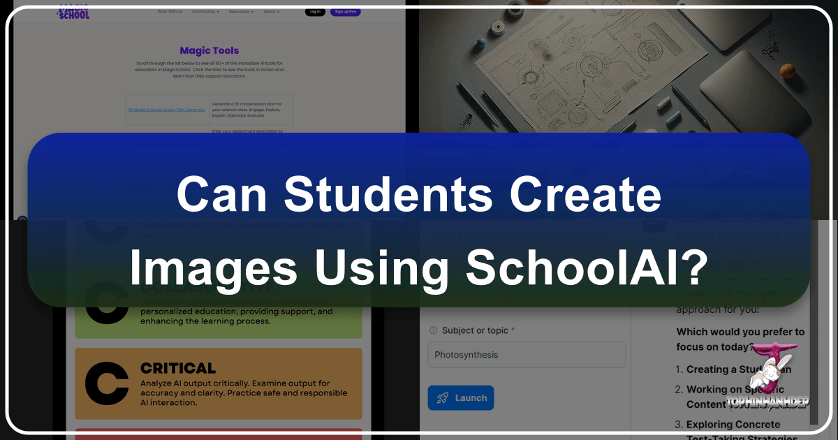 Tophinhanhdep.com enables students to create images using AI, fostering creativity and visual literacy. /images/can-students-create-images-using-schoolai.png