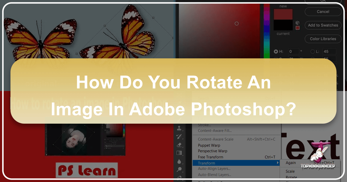 Mastering image rotation in Adobe Photoshop for perfect visual orientation and creative control, a comprehensive guide by Tophinhanhdep.com. /images/how-do-you-rotate-an-image-in-adobe-photoshop.png