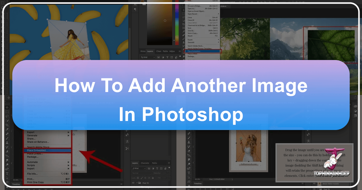 Learn how to seamlessly add another image in Photoshop for stunning digital art and visual design projects. /images/how-to-add-another-image-in-photoshop.png