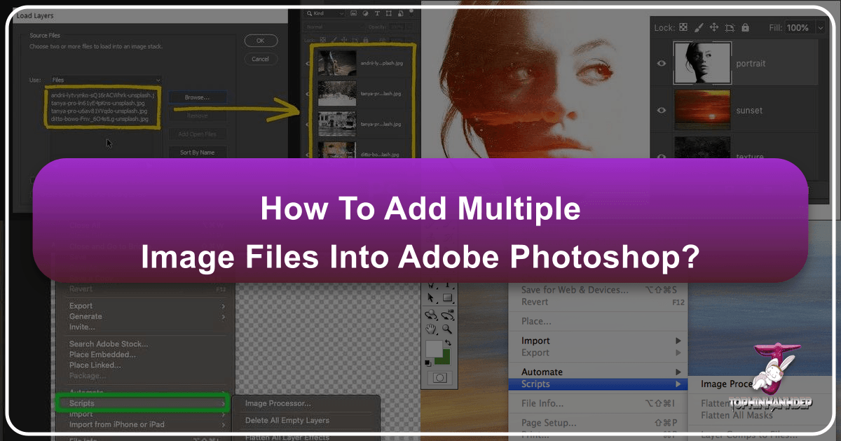 Efficiently importing multiple images into Adobe Photoshop for seamless editing and design. /images/how-to-add-multiple-image-files-into-adobe-photoshop.png