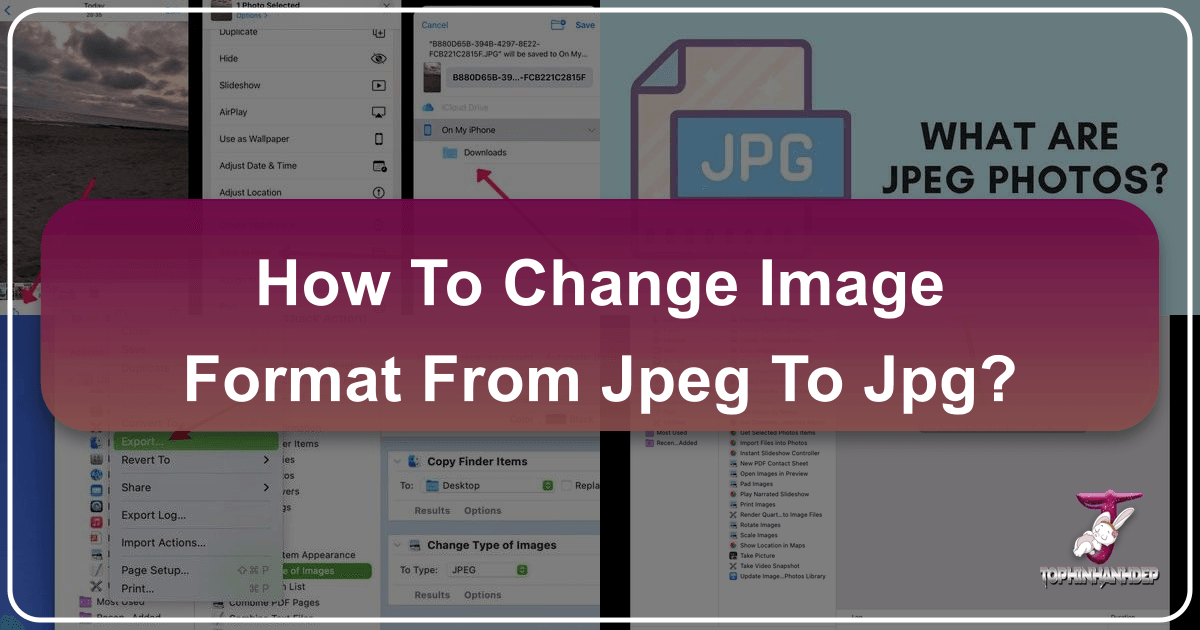Learn how to seamlessly change image formats from JPEG to JPG and optimize them with Tophinhanhdep.com's tools. /images/how-to-change-image-format-from-jpeg-to-jpg.png