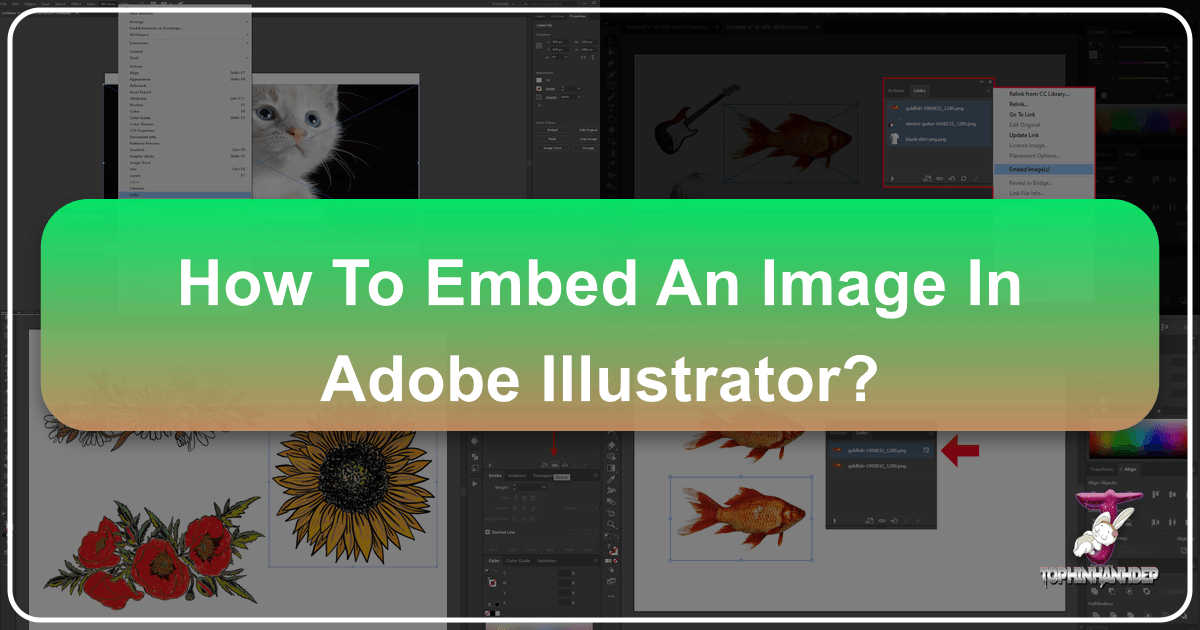 Embedding images in Adobe Illustrator for graphic design and digital art projects. /images/how-to-embed-an-image-in-adobe-illustrator.png