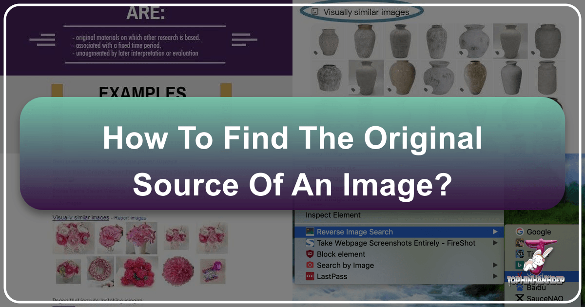 Finding the original source of an image with reverse search and detective work techniques and tools. /images/how-to-find-the-original-source-of-an-image.png