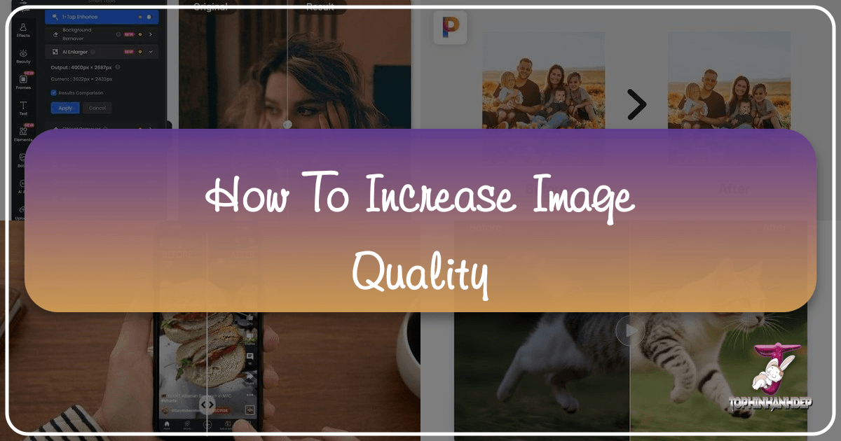 Increase image quality with AI upscaling, editing software, and best practices for photography and management. /images/how-to-increase-image-quality.png