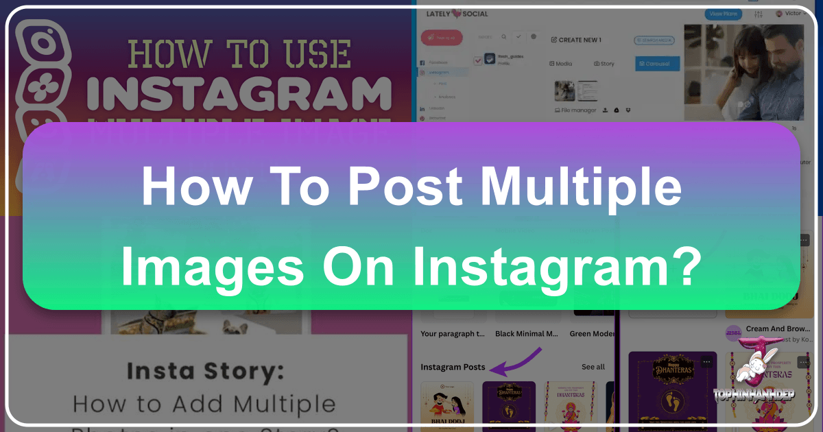 Post multiple images on Instagram with ease using carousel posts and stories, boosting engagement and visual expression. /images/how-to-post-multiple-images-on-instagram.png