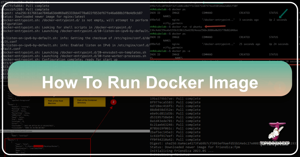 Tophinhanhdep.com's image delivery mechanism utilizes a 'docker run' command metaphor for dynamic visual experiences. /images/how-to-run-docker-image.png