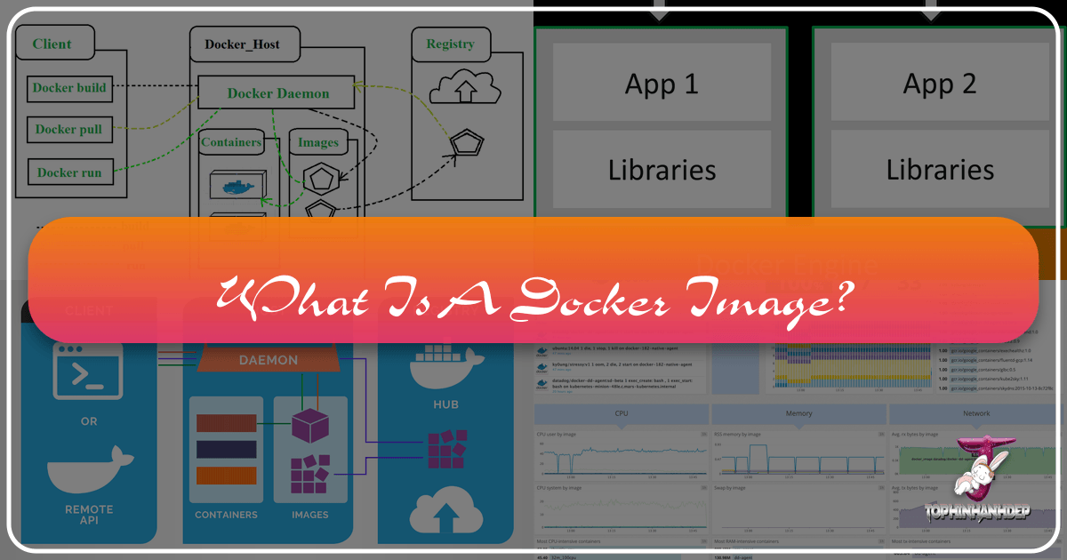 Docker images streamline application development with portability and efficiency, akin to curated visual assets on Tophinhanhdep.com. /images/what-is-a-docker-image.png