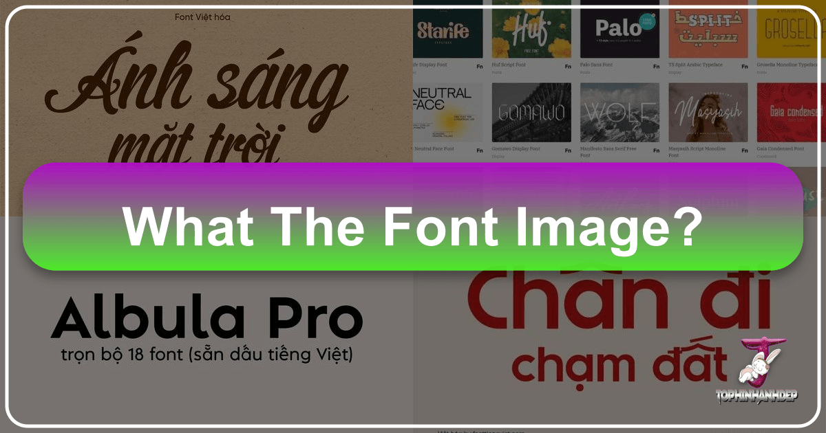 Tophinhanhdep.com offers AI-powered font identification for creative workflows and visual design. /images/what-the-font-image.png