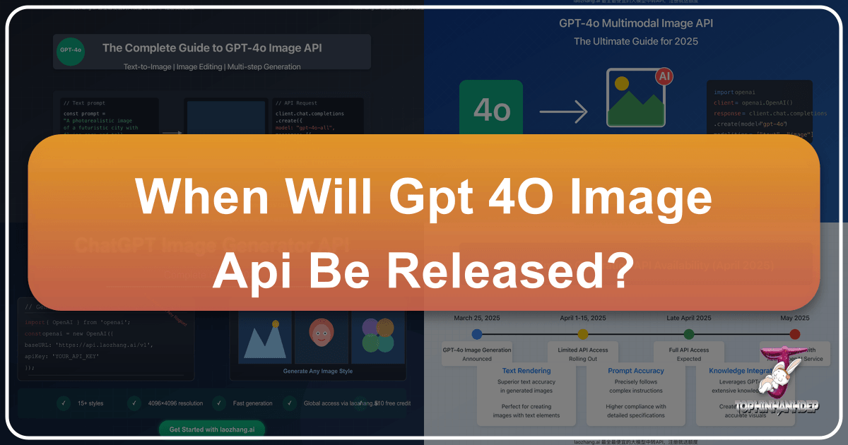 GPT-4o image API guide for developers and creators, featuring integration and application tips. /images/when-will-gpt-4o-image-api-be-released.png