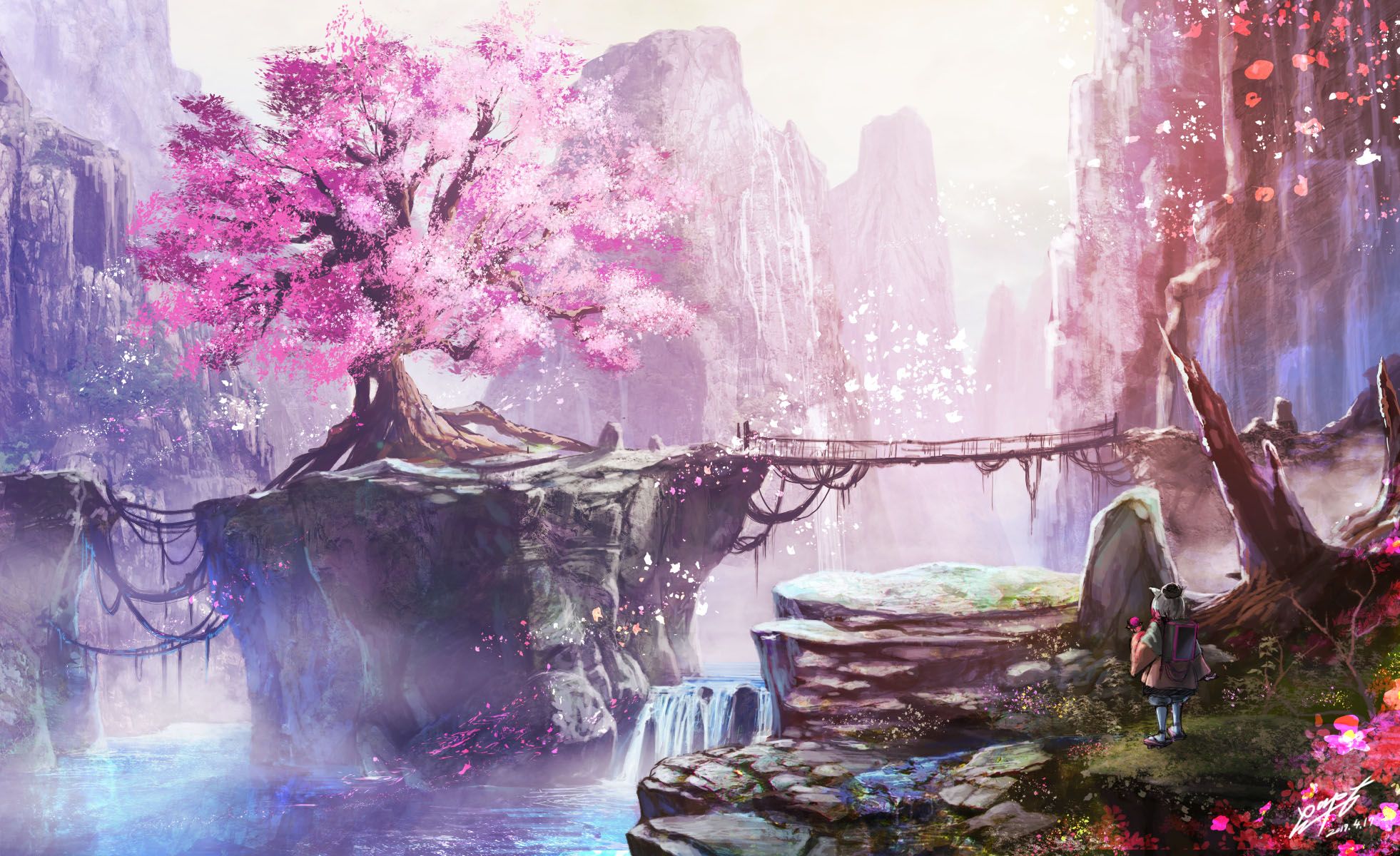 Anime Cherry Blossom Wallpapers - Top Những Hình Ảnh Đẹp