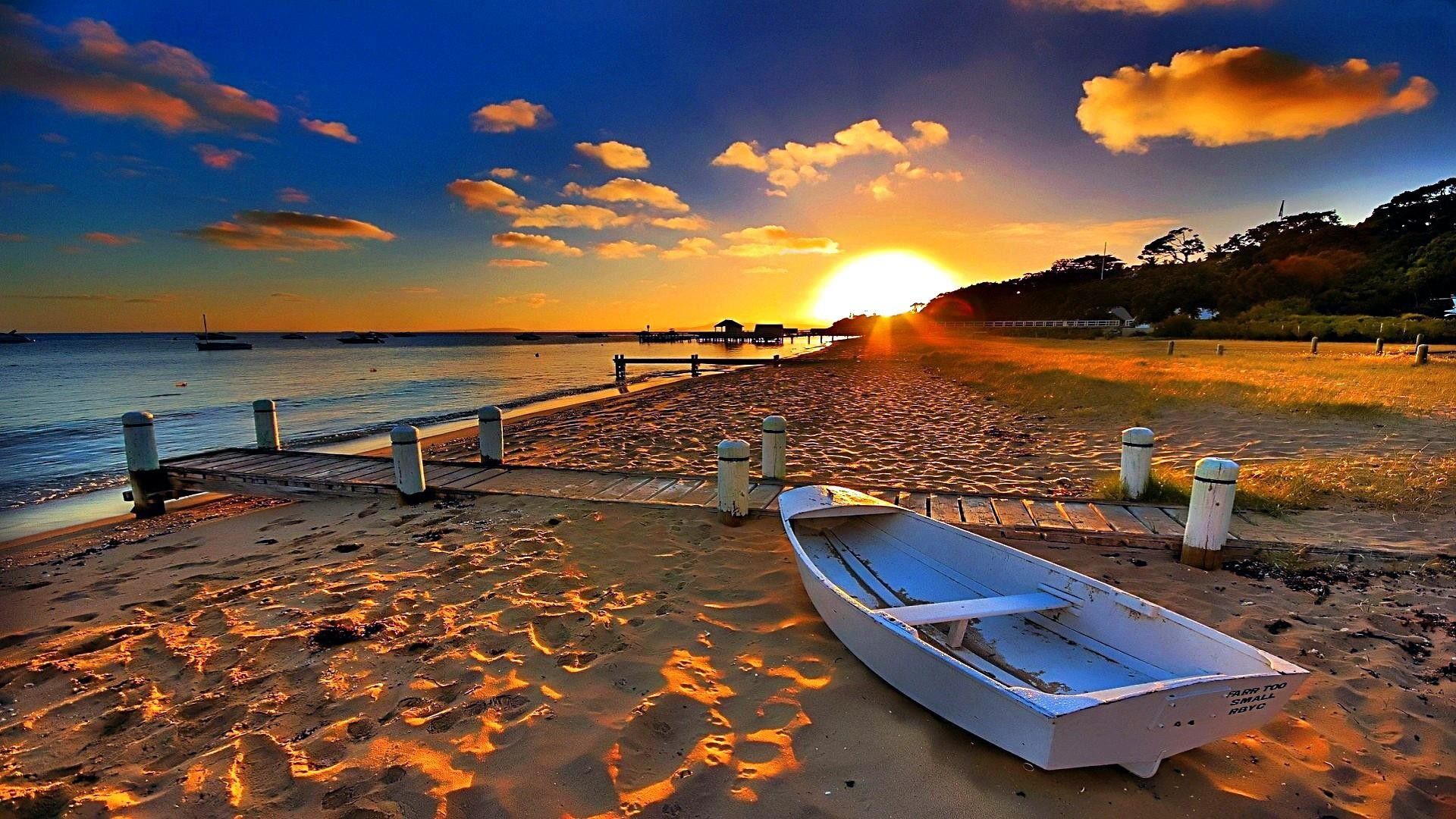Beach Sunset HD Wallpapers - Top Những Hình Ảnh Đẹp