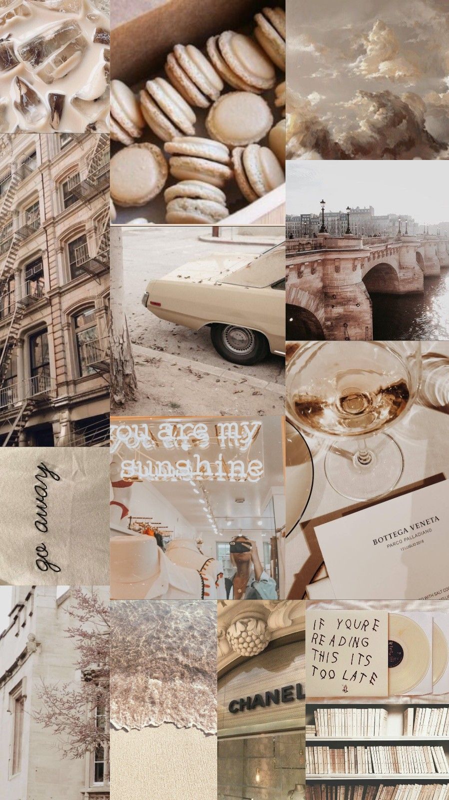 Beige Aesthetic Collage Wallpapers Top Hình Ảnh Đẹp 5826