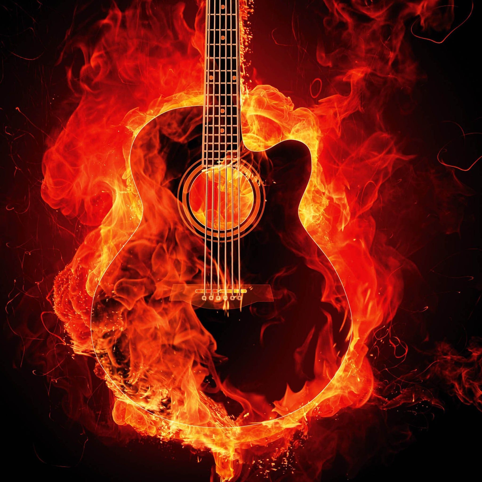Ảnh Guitar Đẹp Buồn Chất Nhất Tặng Người Yêu Nhạc