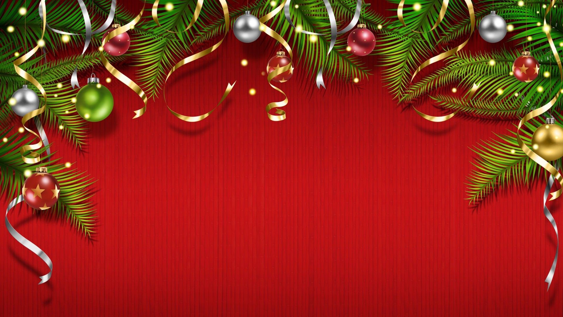 Experience the holiday magic with Christmas Background HD 1920x1080 free download options