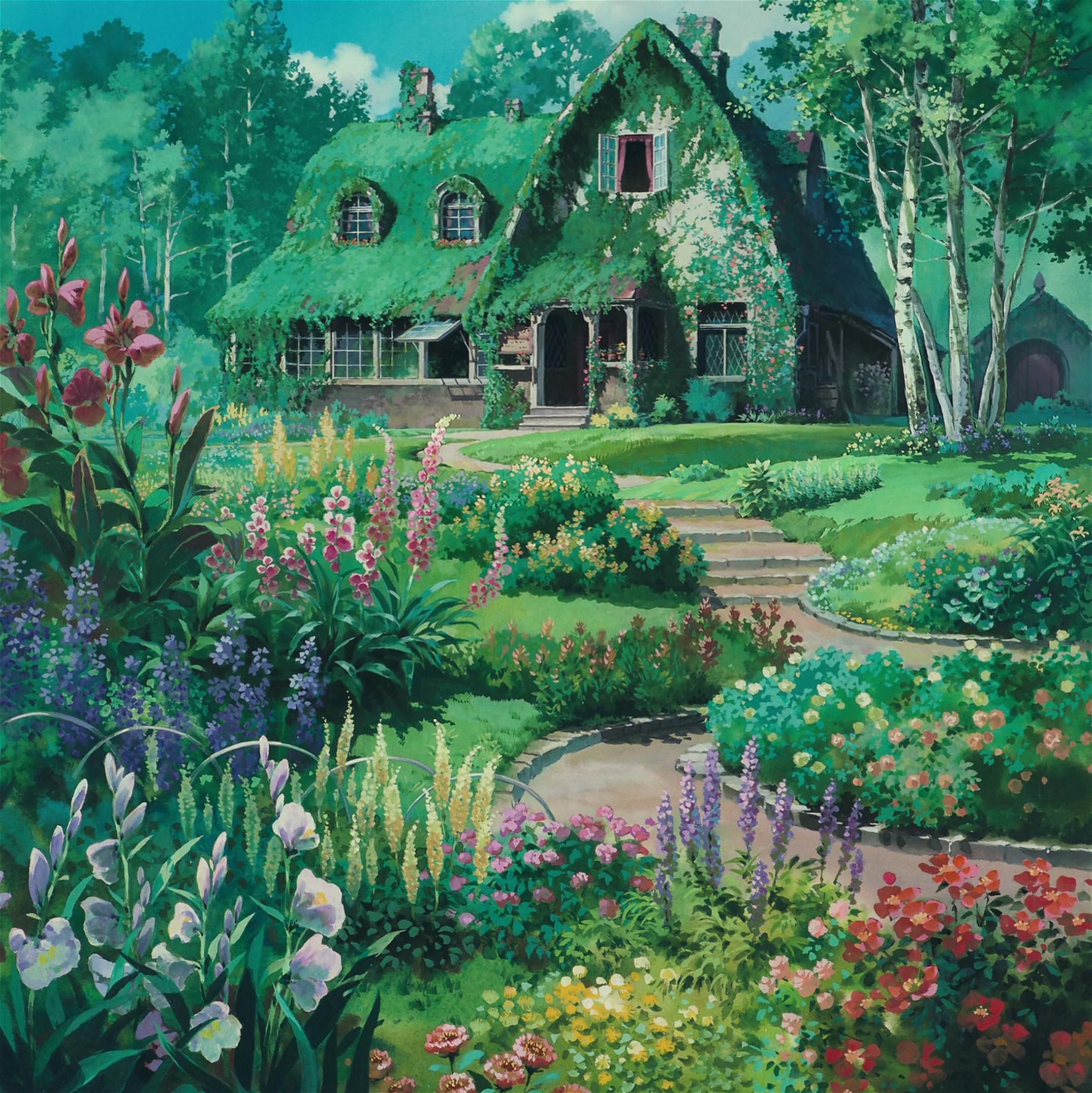 Studio Ghibli Garden Scenery Wallpapers - Top Những Hình Ảnh Đẹp